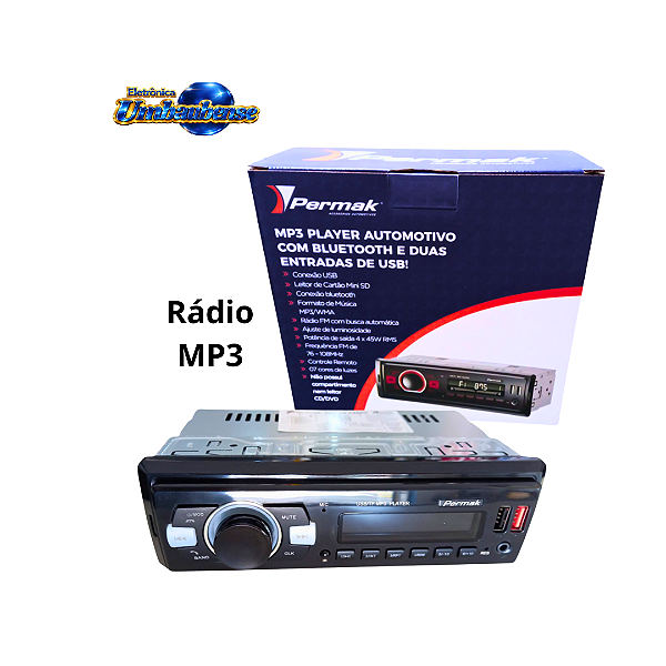 Rádio MP3 Player (Retirada só na Loja Física)