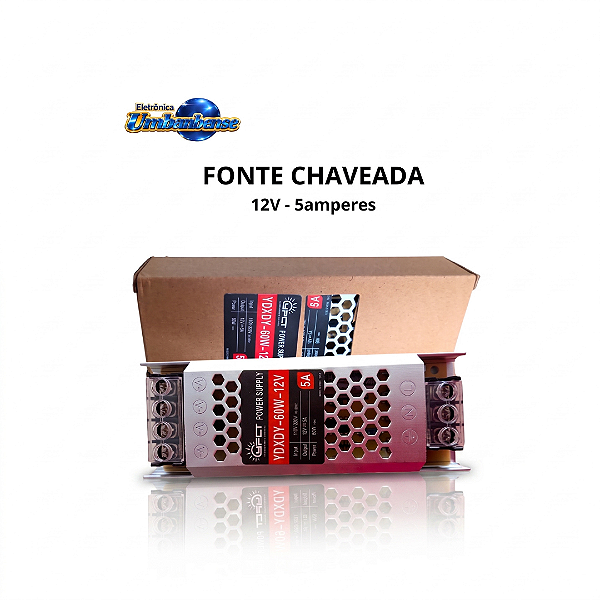 Fonte 12v 5a (Entrega só na Loja Física)