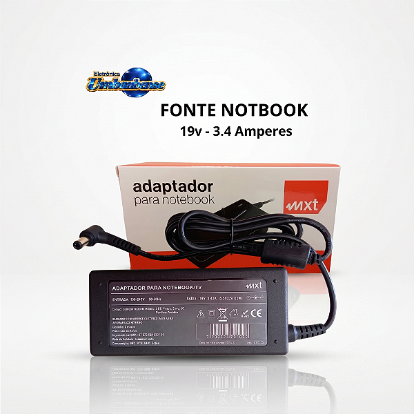 Fonte para TV e Notebook (Entrega só na Loja Física)
