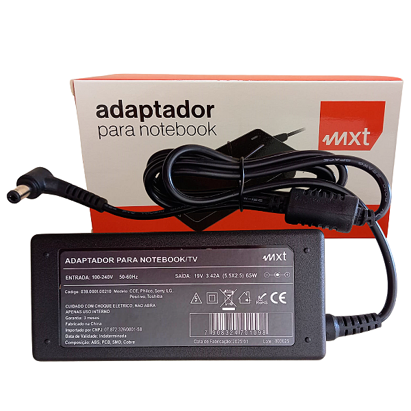 Fonte para TV e Notebook (Entrega só na Loja Física)