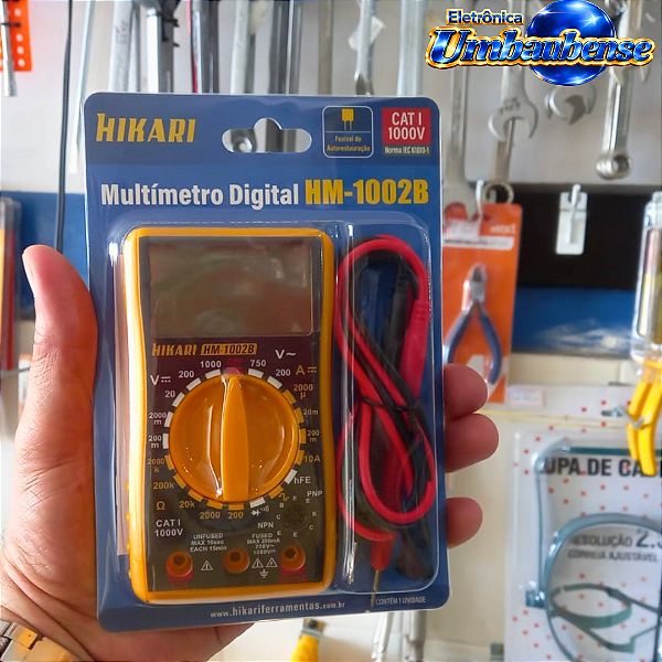 Multímetro Digital HM-1002B (Entrega só na Loja Física)