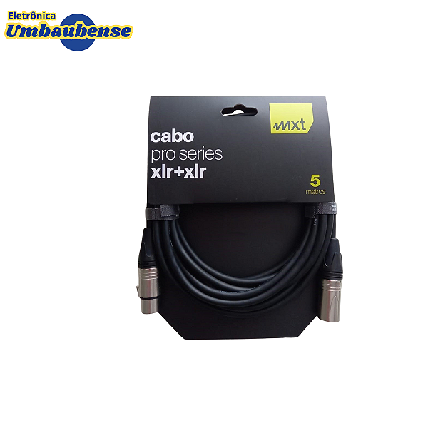 Cabo para Microfone XRL x XLR (Entrega só na Loja Física)