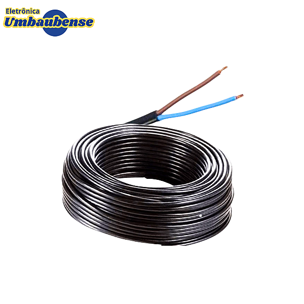 Cabo PP 2x6mm - 01 mt (Entrega só na Loja Física)