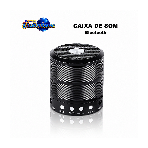 Caixinha de Som Bluetooth WS-887 (Entrega só na Loja Física)
