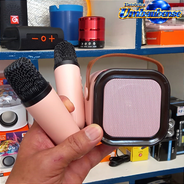 Caixinha de Som Karaokê (Entrega só na Loja Física)
