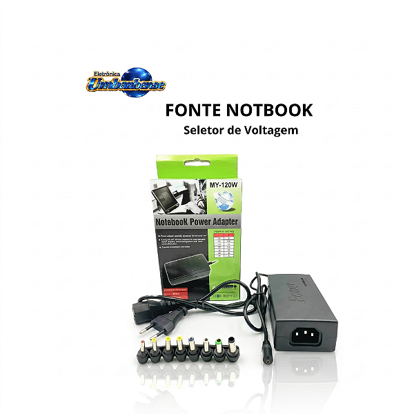 Fonte Universal Para Notebook (Entrega só na Loja Física)