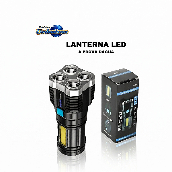 Lanterna Led à Prova D’água (Entrega só na Loja Física)