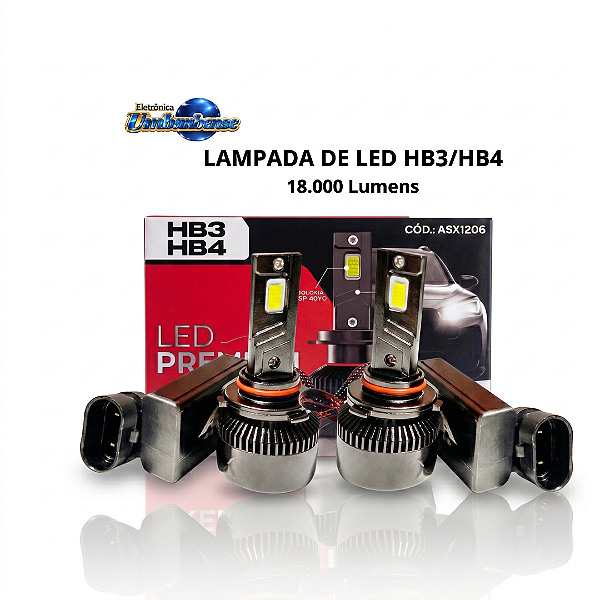 Lampada Led HB4 - 18000Lumens (Entrega só na Loja Física)