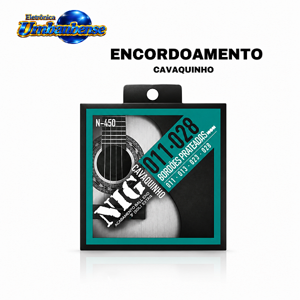 Encordoamento para Cavaquinho 011 (Entrega só na Loja Física)