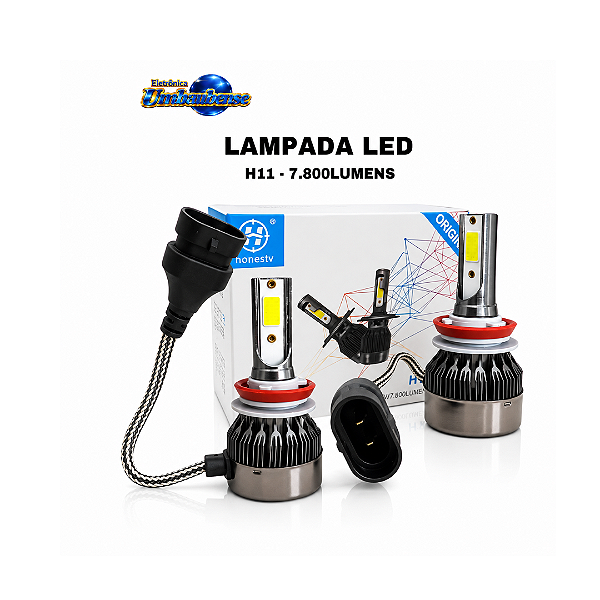 Lampada de Led automotiva H11 - 7.800Lumens – ( Pronta entrega em Umbaúba na praça de Eventos! )