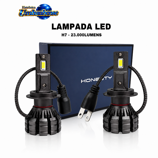 Lampada de Led automotivo H7 - 23000 Lumens – ( Pronta entrega em Umbaúba na praça de Eventos! )