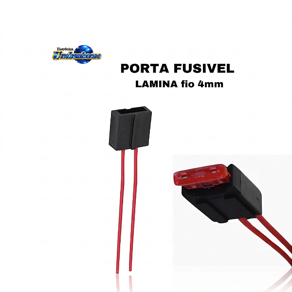 Porta Fusivel com fio 4mm – (Pronta entrega em Umbaúba na praça de Eventos! )