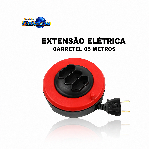 Extensão elétrica de 5 mts – ( Pronta entrega em Umbaúba na praça de Eventos! )