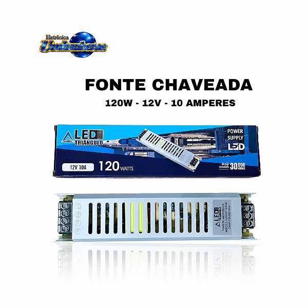 Fonte 12v 10ampere – ( Pronta entrega em Umbaúba na praça de Eventos! )