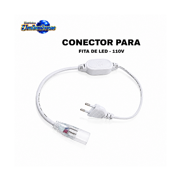 Conector para Fita Mangueira de LED 5050 110V | Pronta Entrega em Umbaúba