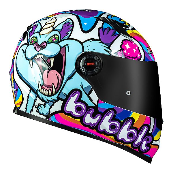Capacete FF358 Classic Bubble Branco LS2