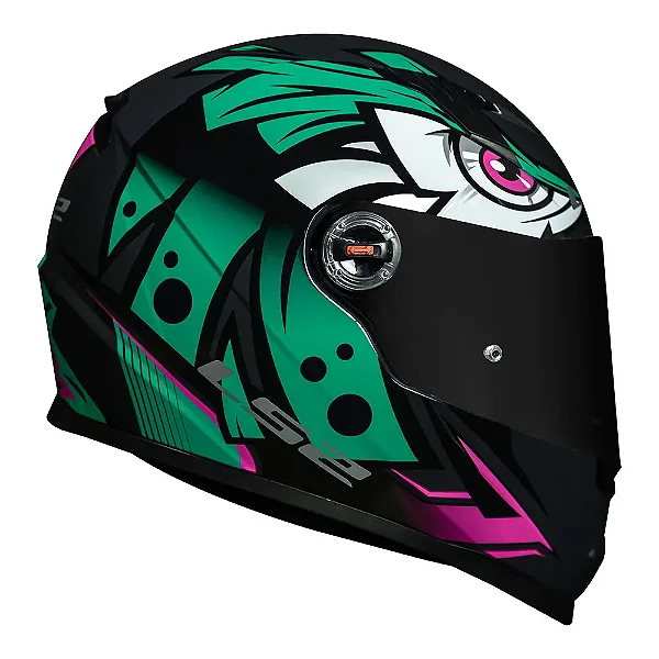Capacete FF358 Classic Tribal verde LS2