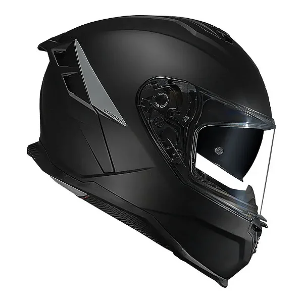 Capacete Strada II Monocolor preto fosco NORISK