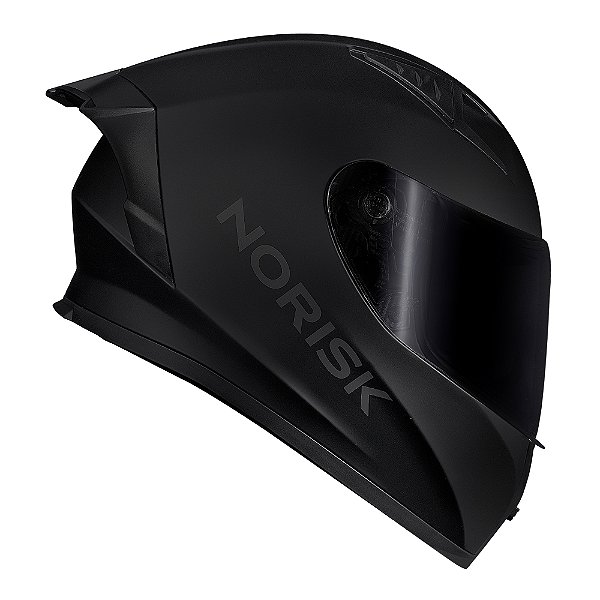 Capacete Flow Monocolor Matte Black NORISK