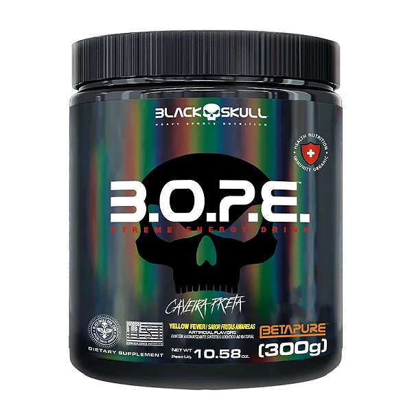PRÉ TREINO B.O.P.E 300g - BLACK SKULL.