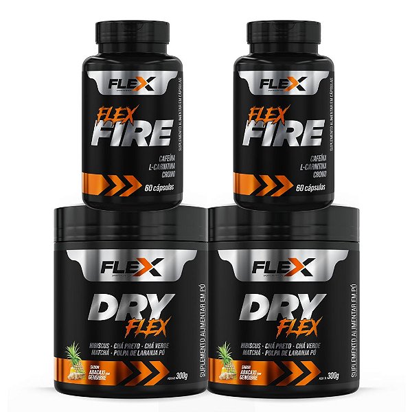 2x KIT EMAGRECEDOR FLEX FIRE & DRY FLEX.