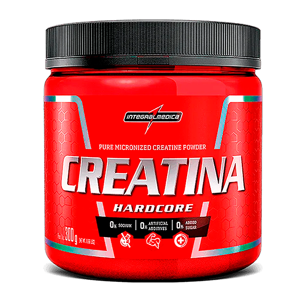 Creatina 100% Pura Hardcore - Integralmedica