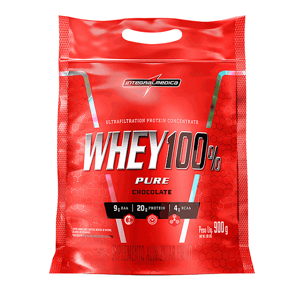 100% Whey Concentrado 900g - Integralmedica
