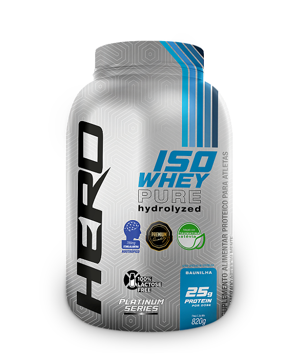 Whey Isolado Hidrolisado 820g – Hero Nutrition