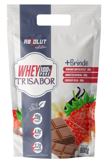 Whey Protein 100% Pure Trisabor Absolut Nutrition 900g