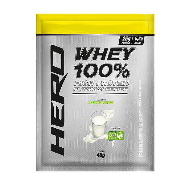 Sachê 100% Whey 40g Hero