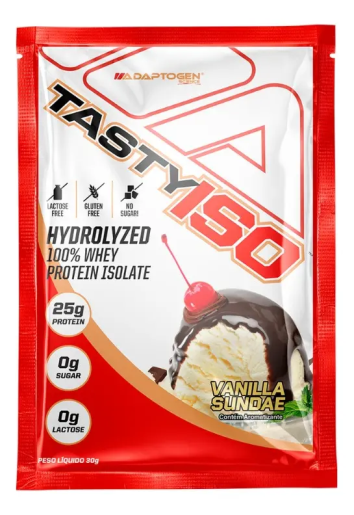 Tasty ISO Sachê dose unica 30g Whey Iso Hidro - Adaptogen Science