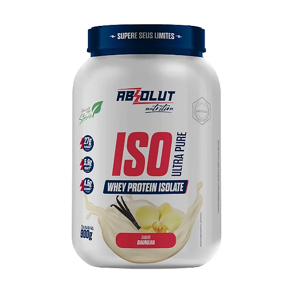 Whey Protein Isolado ISO Ultra Pure 900g – Absolut Nutrition