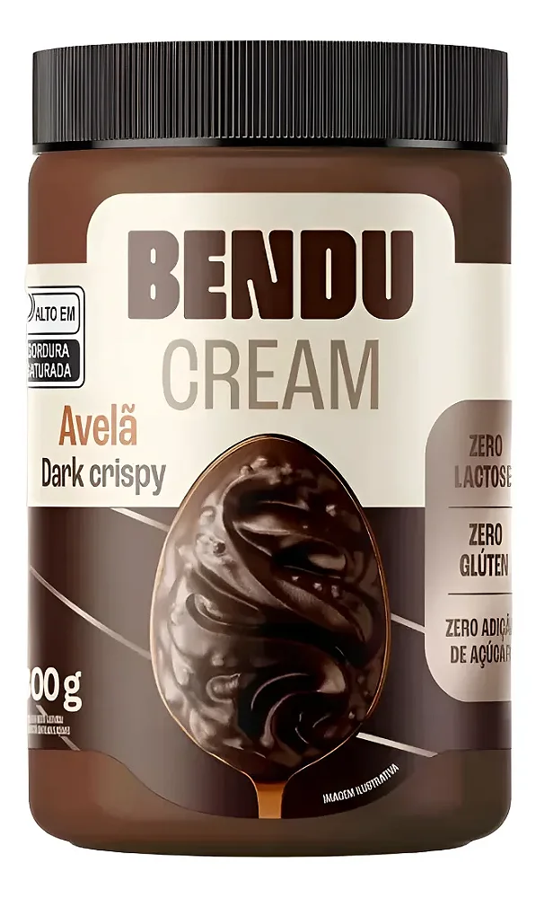 Bendu Cream Creme de avelã zero lactose - Bendu