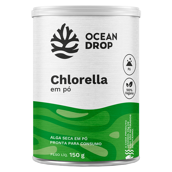 Chlorella em Pó 150g Ocean Drop