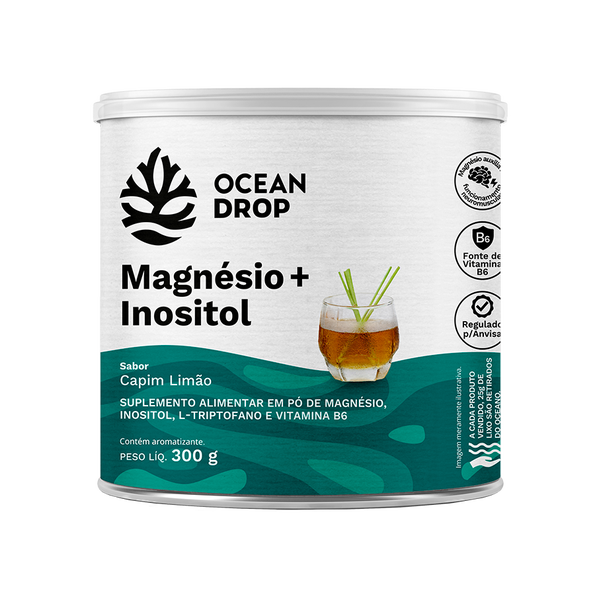 Magnésio + Inositol Ocean Drop 300g Capim-Limão
