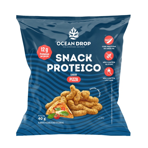 Snack Proteico Ocean Drop 40g Pizza