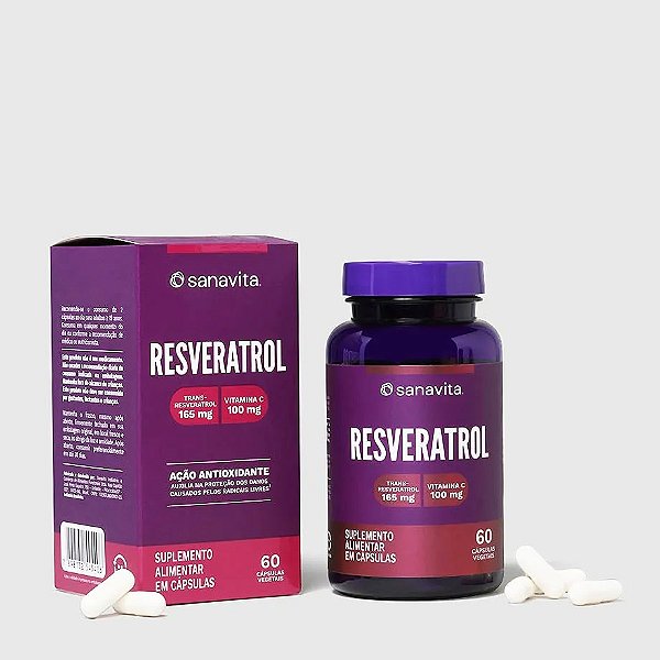 Resveratrol 60 Cápsulas Sanavita