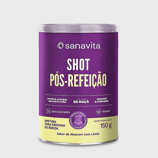 Shot Pós Refeição 150g Abacaxi com Limão Sanavita