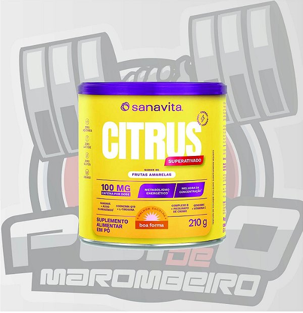 Citrus Superativado 210g Frutas Amarelas Sanavita