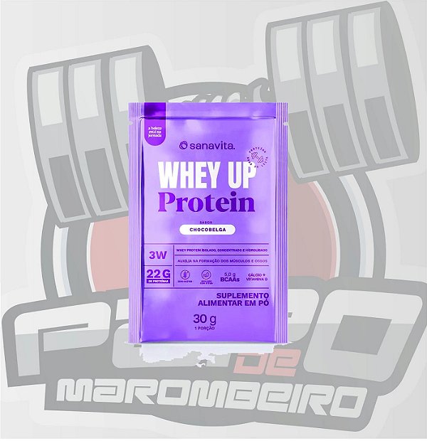 Whey Up 30g Chocobelga Sanavita Dose Única