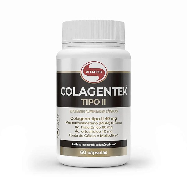 Colagentek Tipo II 60 Cápsulas Vitafor