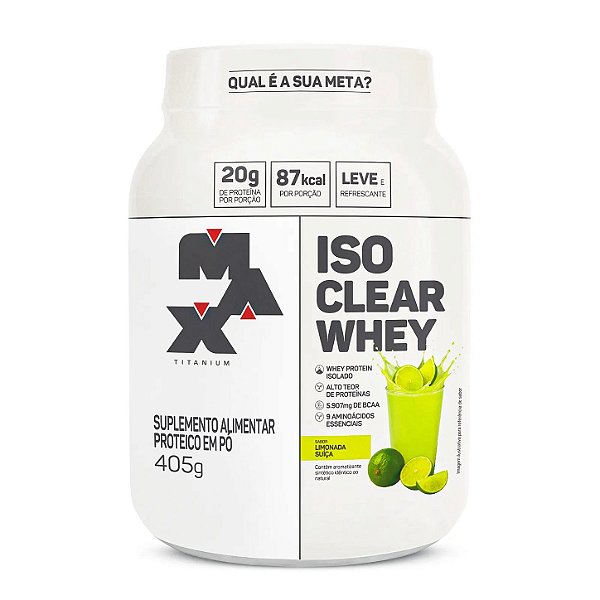 Iso Clear Whey 405g Max Titanium