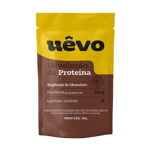 Proteína da Clara do Ovo 28g Uêvo Dose Única
