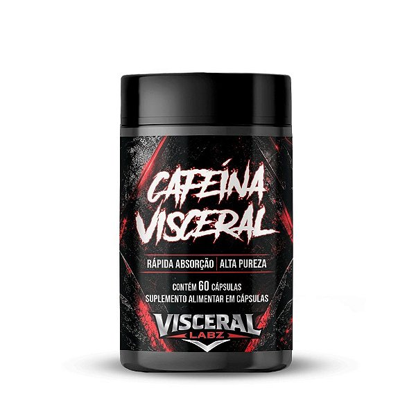 Cafeína 200mg 60 Cápsulas Visceral Labz