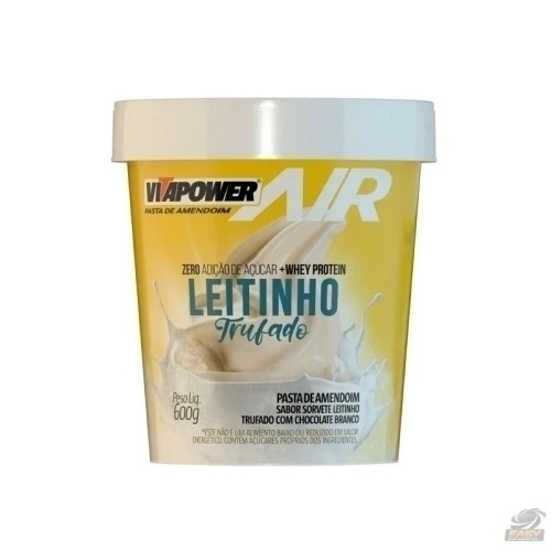 Pasta de Amendoim 600g Leitinho Vitapower
