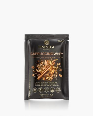 Cappuccino Whey 30g Essential Nutrition Dose Única