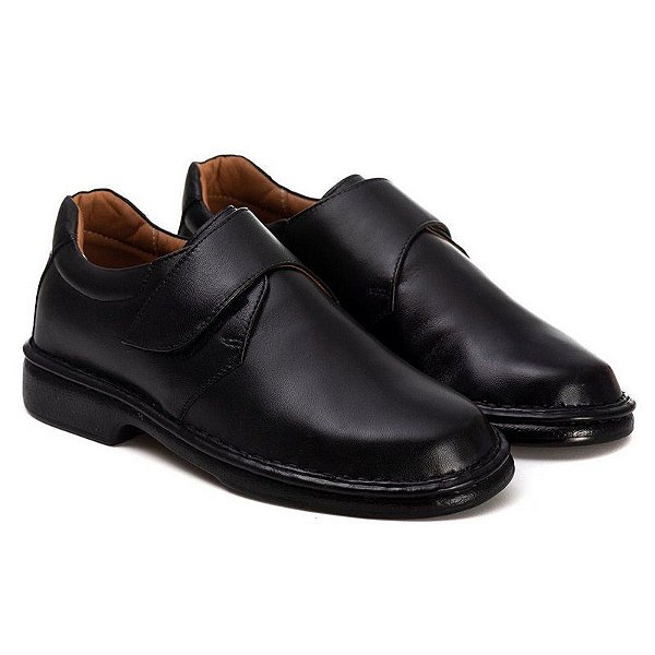 Sapato Masculino Elástico e Velcro - Bege - Novo Bebe