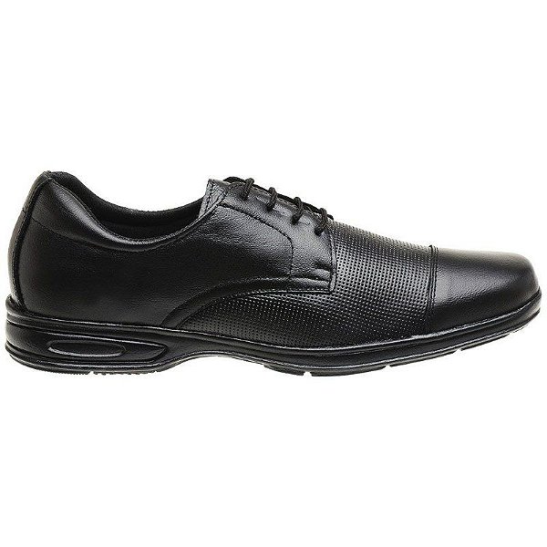 Sapato Social Masculino Em Couro Legítimo - 5051 Preto