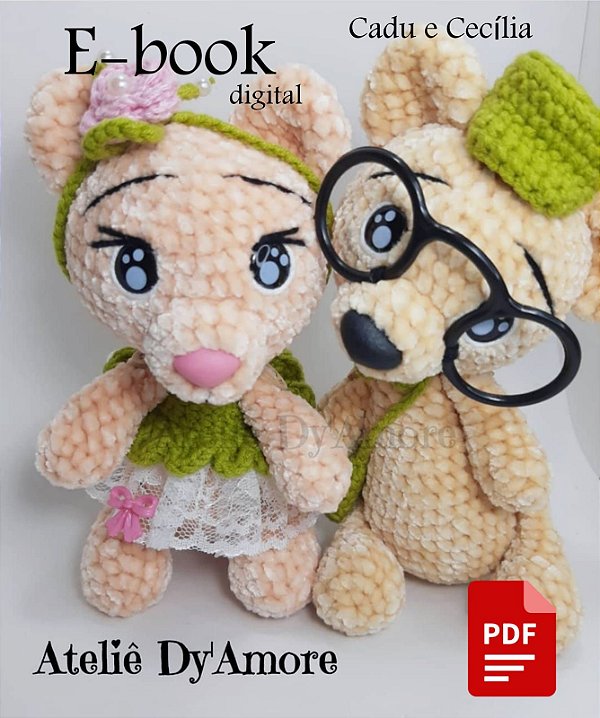 Apostila Cadu e Cecília/Ursinhos Articulados e peluciados