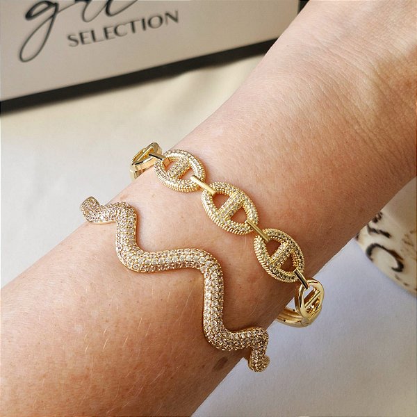 Pulseira Lana Aro Dourada
